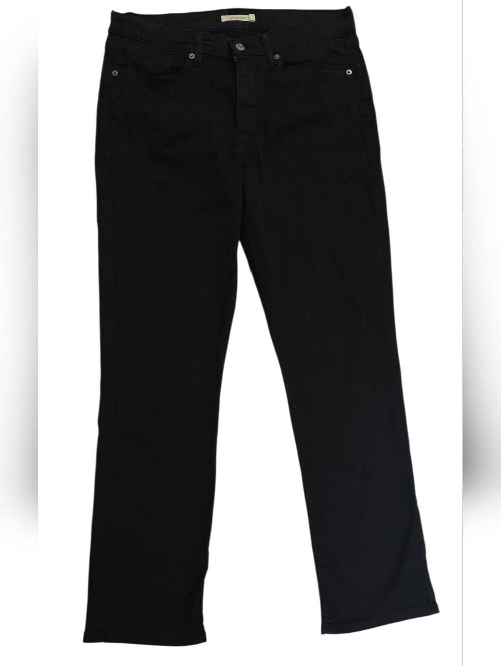 Levi's Black Cotton Blend Pants